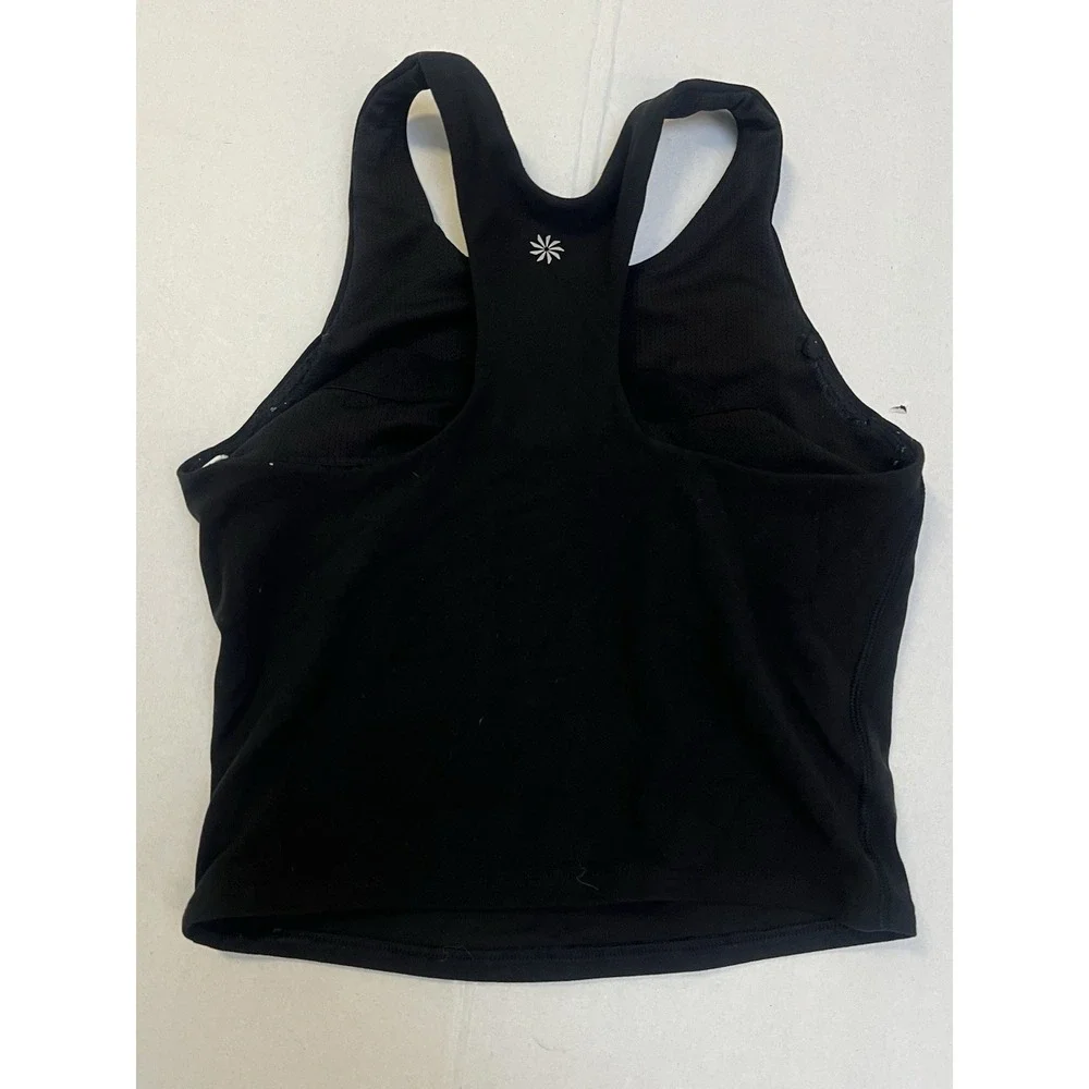 Athleta Girl Size L 12 Racerback Tank Top Crop Cropped Everyday Workout Gym